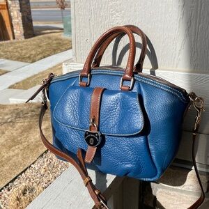 Dooney& Bourke Samba Genuine Leather Square Satchel handbag